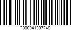 Código de barras (EAN, GTIN, SKU, ISBN): '7908041007749'