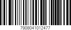 Código de barras (EAN, GTIN, SKU, ISBN): '7908041012477'