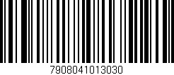 Código de barras (EAN, GTIN, SKU, ISBN): '7908041013030'