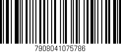 Código de barras (EAN, GTIN, SKU, ISBN): '7908041075786'