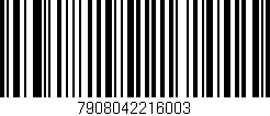 Código de barras (EAN, GTIN, SKU, ISBN): '7908042216003'