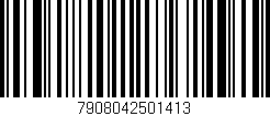 Código de barras (EAN, GTIN, SKU, ISBN): '7908042501413'