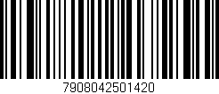 Código de barras (EAN, GTIN, SKU, ISBN): '7908042501420'