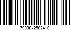 Código de barras (EAN, GTIN, SKU, ISBN): '7908042502410'