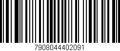 Código de barras (EAN, GTIN, SKU, ISBN): '7908044402091'