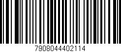 Código de barras (EAN, GTIN, SKU, ISBN): '7908044402114'