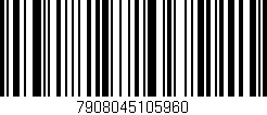 Código de barras (EAN, GTIN, SKU, ISBN): '7908045105960'