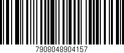 Código de barras (EAN, GTIN, SKU, ISBN): '7908048904157'
