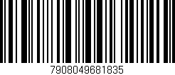 Código de barras (EAN, GTIN, SKU, ISBN): '7908049681835'