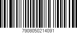 Código de barras (EAN, GTIN, SKU, ISBN): '7908050214091'