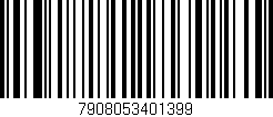 Código de barras (EAN, GTIN, SKU, ISBN): '7908053401399'