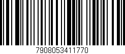 Código de barras (EAN, GTIN, SKU, ISBN): '7908053411770'