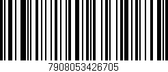 Código de barras (EAN, GTIN, SKU, ISBN): '7908053426705'