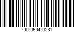 Código de barras (EAN, GTIN, SKU, ISBN): '7908053439361'