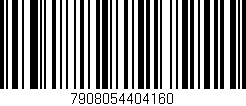 Código de barras (EAN, GTIN, SKU, ISBN): '7908054404160'