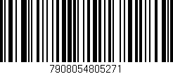 Código de barras (EAN, GTIN, SKU, ISBN): '7908054805271'