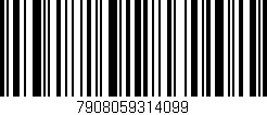 Código de barras (EAN, GTIN, SKU, ISBN): '7908059314099'