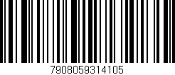 Código de barras (EAN, GTIN, SKU, ISBN): '7908059314105'