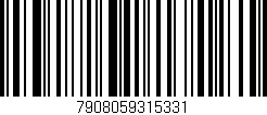 Código de barras (EAN, GTIN, SKU, ISBN): '7908059315331'