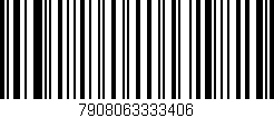Código de barras (EAN, GTIN, SKU, ISBN): '7908063333406'