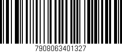 Código de barras (EAN, GTIN, SKU, ISBN): '7908063401327'
