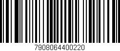 Código de barras (EAN, GTIN, SKU, ISBN): '7908064400220'