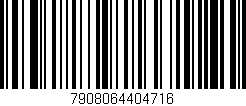 Código de barras (EAN, GTIN, SKU, ISBN): '7908064404716'