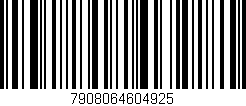 Código de barras (EAN, GTIN, SKU, ISBN): '7908064604925'