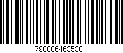 Código de barras (EAN, GTIN, SKU, ISBN): '7908064635301'