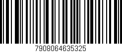 Código de barras (EAN, GTIN, SKU, ISBN): '7908064635325'