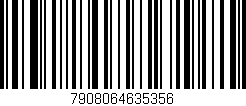 Código de barras (EAN, GTIN, SKU, ISBN): '7908064635356'