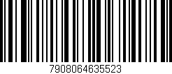 Código de barras (EAN, GTIN, SKU, ISBN): '7908064635523'