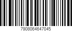 Código de barras (EAN, GTIN, SKU, ISBN): '7908064647045'