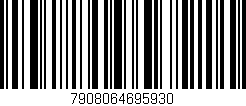 Código de barras (EAN, GTIN, SKU, ISBN): '7908064695930'
