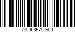 Código de barras (EAN, GTIN, SKU, ISBN): '7908065700503'