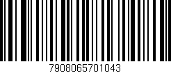Código de barras (EAN, GTIN, SKU, ISBN): '7908065701043'