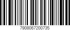 Código de barras (EAN, GTIN, SKU, ISBN): '7908067200735'