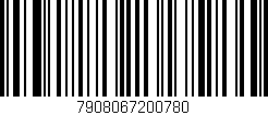 Código de barras (EAN, GTIN, SKU, ISBN): '7908067200780'