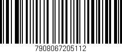 Código de barras (EAN, GTIN, SKU, ISBN): '7908067205112'