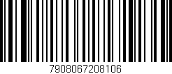Código de barras (EAN, GTIN, SKU, ISBN): '7908067208106'