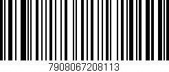 Código de barras (EAN, GTIN, SKU, ISBN): '7908067208113'