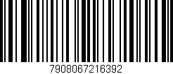 Código de barras (EAN, GTIN, SKU, ISBN): '7908067216392'