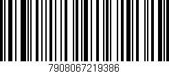 Código de barras (EAN, GTIN, SKU, ISBN): '7908067219386'