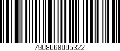 Código de barras (EAN, GTIN, SKU, ISBN): '7908068005322'