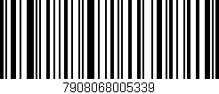 Código de barras (EAN, GTIN, SKU, ISBN): '7908068005339'