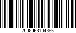 Código de barras (EAN, GTIN, SKU, ISBN): '7908068104865'