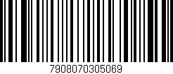 Código de barras (EAN, GTIN, SKU, ISBN): '7908070305069'