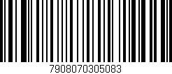 Código de barras (EAN, GTIN, SKU, ISBN): '7908070305083'