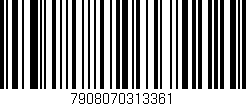 Código de barras (EAN, GTIN, SKU, ISBN): '7908070313361'