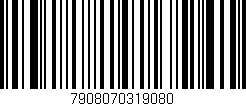 Código de barras (EAN, GTIN, SKU, ISBN): '7908070319080'